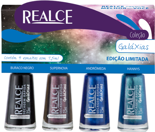 Kit Realce Edição Limitada Galáxias